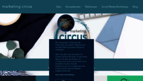 What Marketingcircus.at website looked like in 2019 (4 years ago)