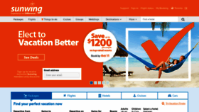 What M.sunwing.ca website looked like in 2019 (4 years ago)