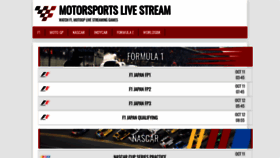 What Motorsports-stream.com website looked like in 2019 (4 years ago)