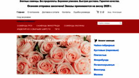 What Malina-vip.ru website looked like in 2019 (4 years ago)