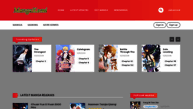 What Mangakomi.com website looked like in 2019 (4 years ago)