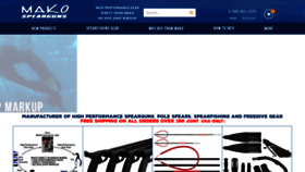 What Makospearguns.com website looked like in 2019 (4 years ago)