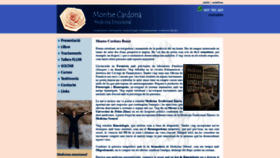 What Montsecardona.com website looked like in 2019 (4 years ago)