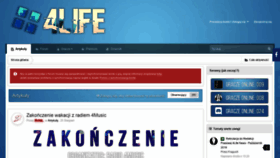 What Mta4life.pl website looked like in 2019 (4 years ago)