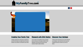 What Myfamilytree.com website looked like in 2019 (4 years ago)