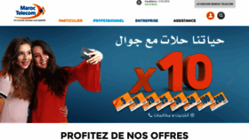 What Maroctelecom.ma website looked like in 2019 (4 years ago)