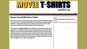 What Movietshirts.com website looked like in 2019 (4 years ago)