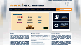 What Martec.com.ec website looked like in 2019 (4 years ago)