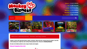 What Monkey-bizness.co.uk website looked like in 2019 (4 years ago)