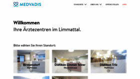 What Medvadis.ch website looked like in 2019 (4 years ago)