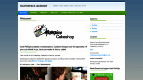 What Masterpiececakes.com website looked like in 2019 (4 years ago)
