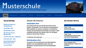 What Musterschule.de website looked like in 2019 (4 years ago)