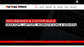 What Maakrupainfotech.com website looked like in 2019 (4 years ago)