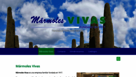 What Marmolesvivas.com website looked like in 2019 (4 years ago)