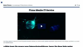 What Menke-it-service.de website looked like in 2019 (4 years ago)