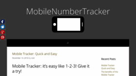What Mobilenumbertracker.net website looked like in 2019 (4 years ago)