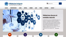 What Medecine-integree.com website looked like in 2019 (4 years ago)