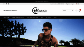 What Mission-clothing.com website looked like in 2019 (4 years ago)