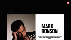 What Markronson.co.uk website looked like in 2019 (4 years ago)