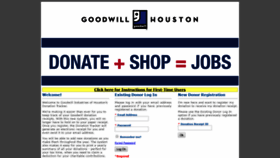 What Mygoodwillreceipt.org website looked like in 2019 (4 years ago)