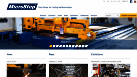 What Microstep-group.com website looked like in 2019 (5 years ago)