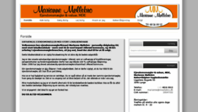 What Moellebro.dk website looked like in 2019 (4 years ago)