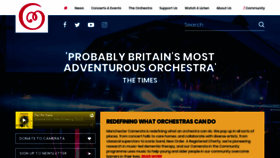 What Manchestercamerata.co.uk website looked like in 2019 (4 years ago)