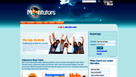 What Moontutors.com website looked like in 2019 (4 years ago)
