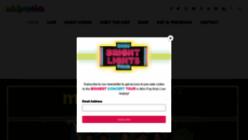 What Minipopkids.com website looked like in 2019 (4 years ago)