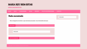 What Mariabijjustore.com.br website looked like in 2019 (4 years ago)