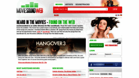 What Moviesoundweb.com website looked like in 2019 (4 years ago)