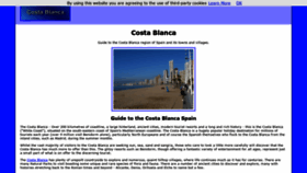 What My-costa-blanca.co.uk website looked like in 2019 (4 years ago)