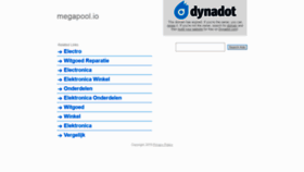 What Megapool.io website looked like in 2019 (4 years ago)