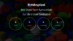 What Miksplast.com.tr website looked like in 2019 (4 years ago)