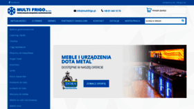 What Multifrigo.pl website looked like in 2019 (4 years ago)