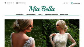 What Miabella.cz website looked like in 2019 (4 years ago)