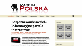 What Madeinpolska.net website looked like in 2019 (4 years ago)
