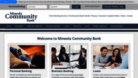 What Mineolacb.com website looked like in 2019 (6 years ago)