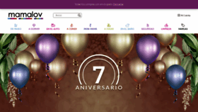 What Mamalov.com.mx website looked like in 2019 (4 years ago)