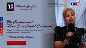 What Micheleleeellis.com website looked like in 2019 (4 years ago)