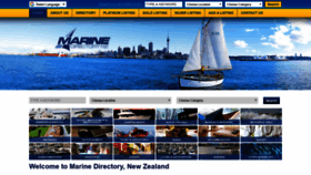 What Marinedirectorynz.com website looked like in 2019 (4 years ago)