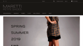 What Marettipetiteshoes.com website looked like in 2019 (4 years ago)