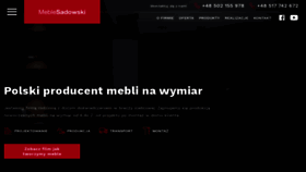What Meblesadowski.pl website looked like in 2019 (4 years ago)