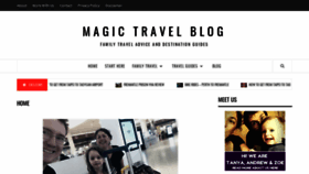 What Magictravelblog.com website looked like in 2019 (4 years ago)