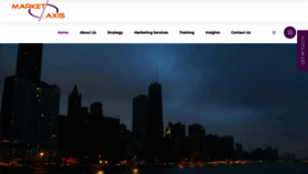 What Marketaxisconsulting.com website looked like in 2019 (5 years ago)