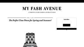 What Myfashavenue.com website looked like in 2019 (4 years ago)