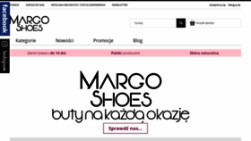 What Margoshoes.pl website looked like in 2019 (4 years ago)