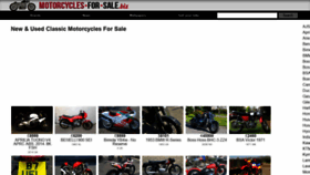 What Motorcycles-for-sale.biz website looked like in 2019 (4 years ago)