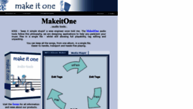 What Makeitone.net website looked like in 2019 (4 years ago)