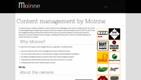 What Moinne.com website looked like in 2019 (4 years ago)